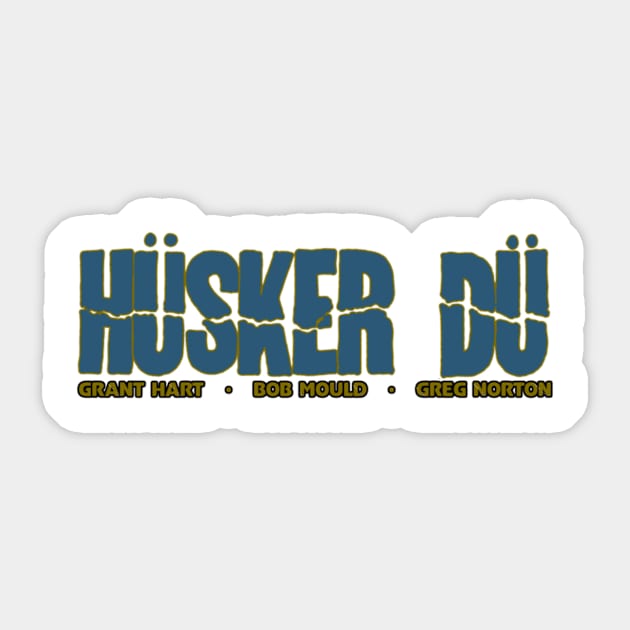 Husker Du Group Sticker by szymkowski